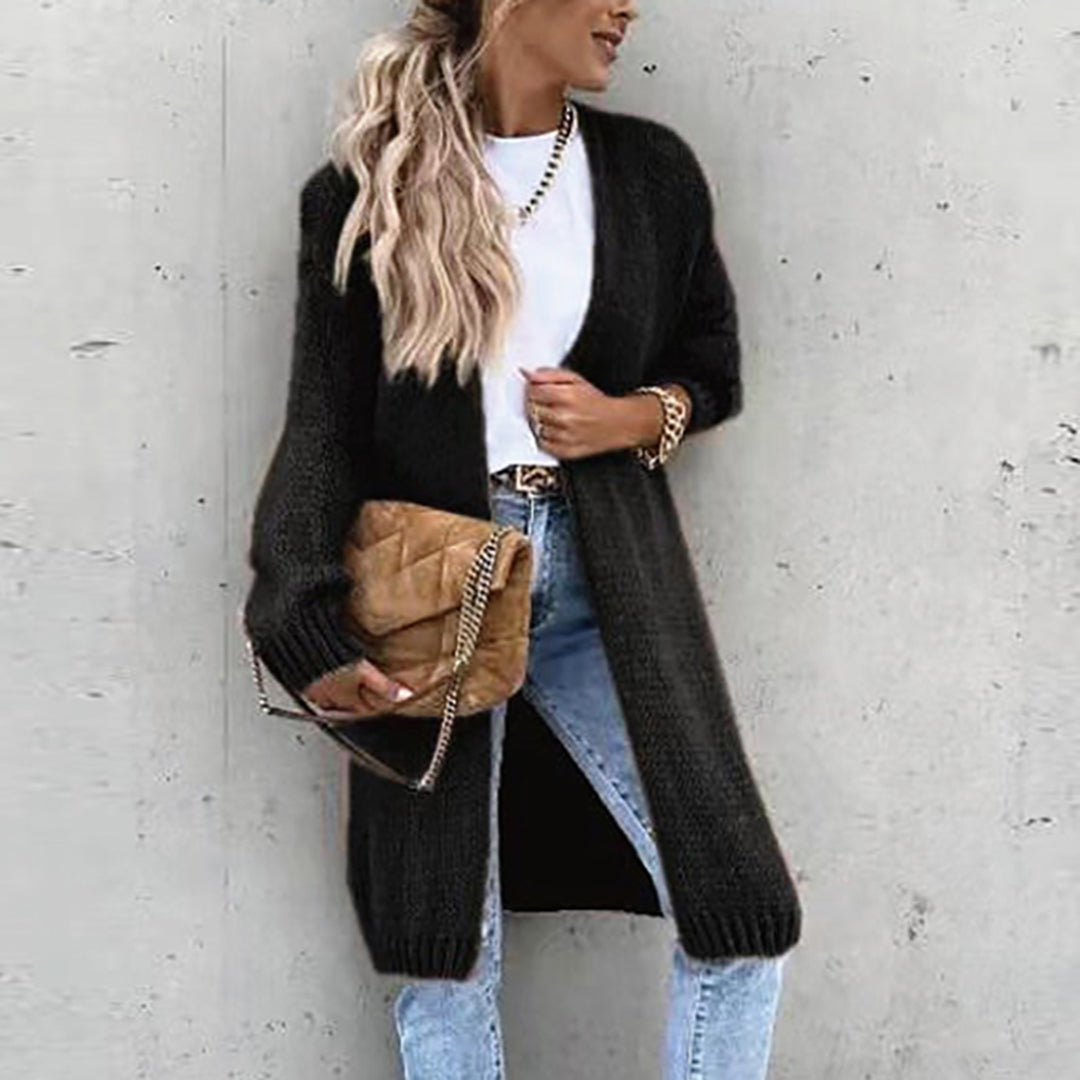 Oana – Cardigan lung tricotat lejer