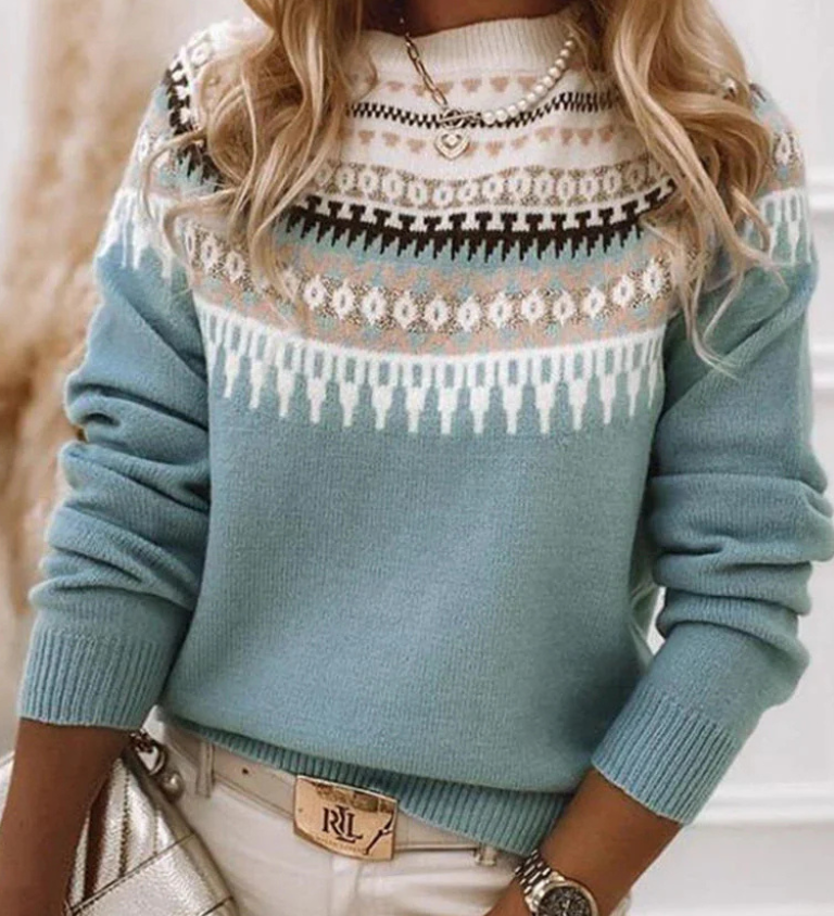 Mariana – Pulover cu model nordic