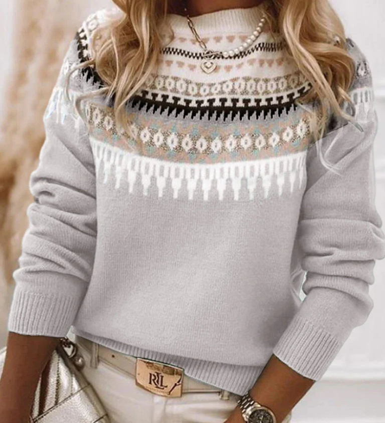 Mariana – Pulover cu model nordic