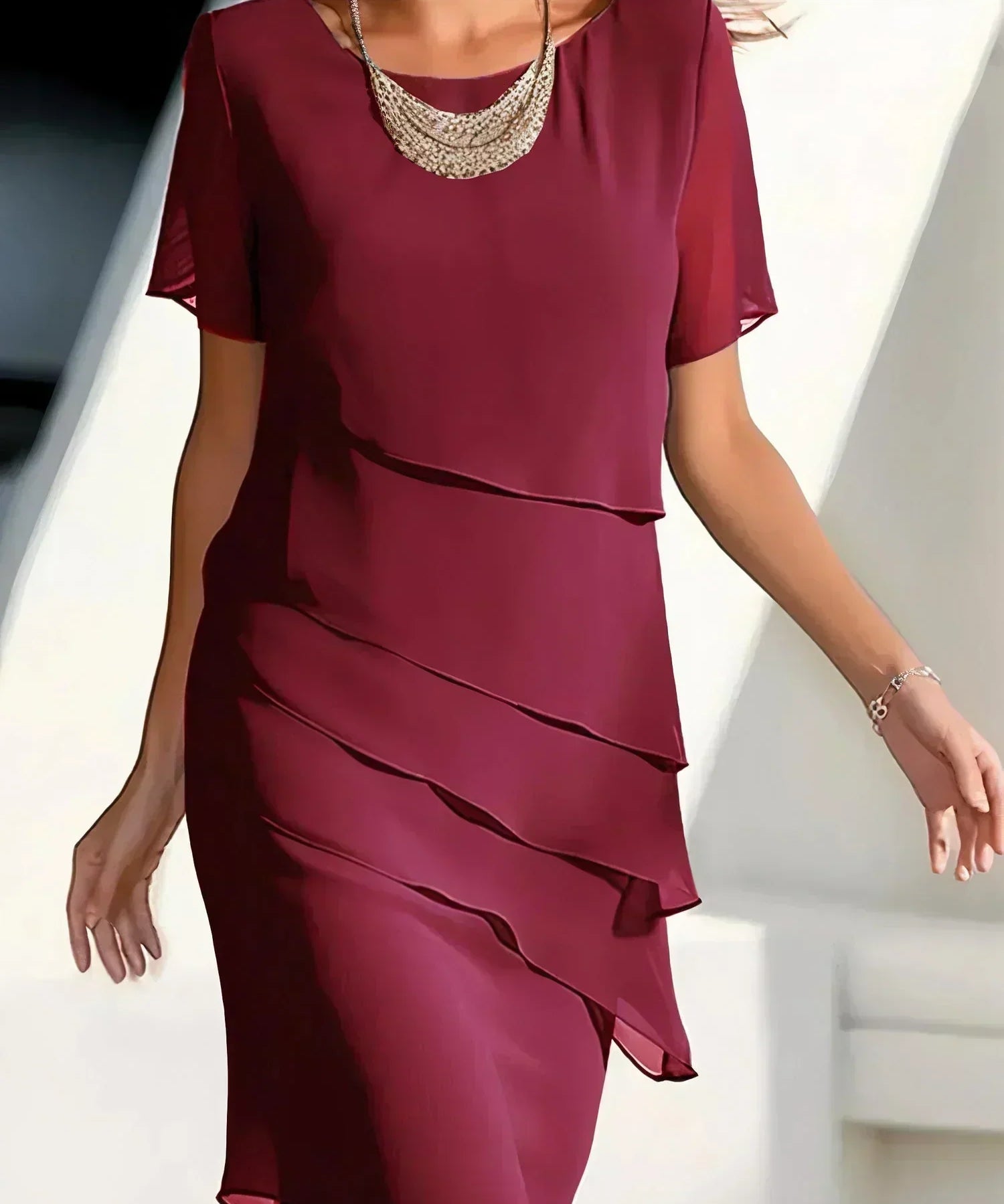 Alexandra – Rochie cu volane suprapuse