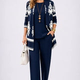 Aurora – Set cu cardigan imprimat
