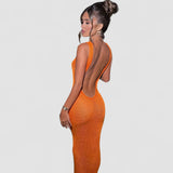 Angela – Rochie lungă strălucitoare