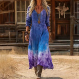 Mia – Rochie lungă tie-dye