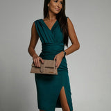 Flavia – Rochie de cocktail cu fantă