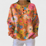 Teona – Pulover cu imprimeu floral
