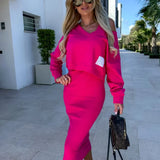 Camila – Set cu bluză și rochie