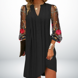 Amelia – Rochie scurtă cu trandafiri