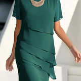 Alexandra – Rochie cu volane suprapuse