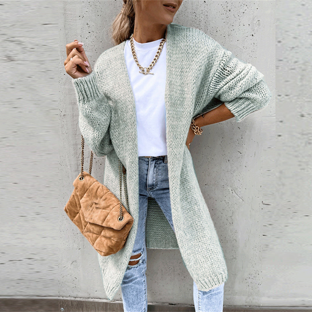 Oana – Cardigan lung tricotat lejer