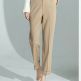 Simona – Pantaloni drepți cu manșetă