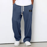 Tiberiu – Pantaloni largi cu aspect vafelat