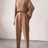 Dalia – Set bluză și pantaloni pensați