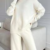 Aniela – Set tricot oversize cu pantaloni