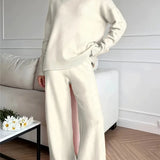 Aniela – Set tricot oversize cu pantaloni