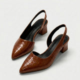 Izabela – Pantofi slingback cu vârf ascuțit