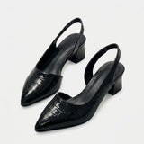 Izabela – Pantofi slingback cu vârf ascuțit