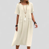 Victoria – Rochie cu buzunare aplicate