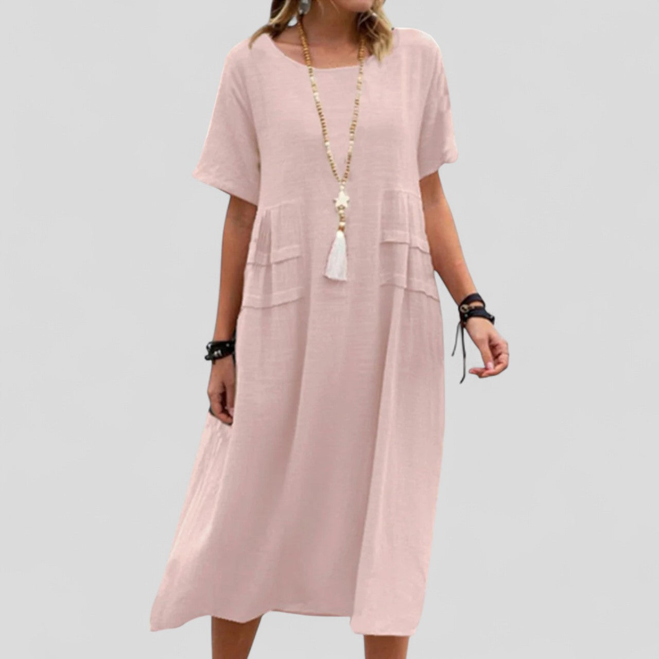 Victoria – Rochie cu buzunare aplicate
