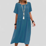 Victoria – Rochie cu buzunare aplicate