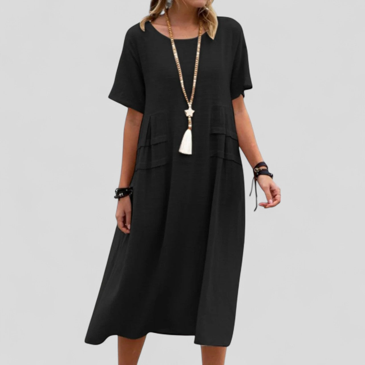 Victoria – Rochie cu buzunare aplicate