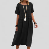 Victoria – Rochie cu buzunare aplicate