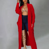 Ileana – Cardigan maxi cu împletituri
