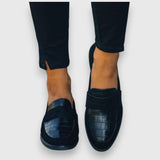 Daniela – Mocasini cu model croco