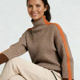 Marina – Pulover cu model chevron