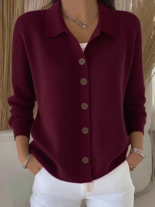 Catrinel – Cardigan tricotat cu guler