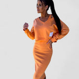 Camila – Set cu bluză și rochie