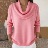 Florina – Pulover cu guler drapat