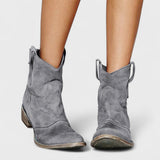 Adelina – Botine western cu toc mic