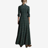 Cleopatra – Rochie lungă în carouri