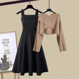 Margareta – Set rochie și pulover scurt