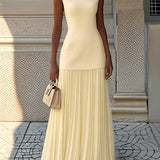 Nastasia – Rochie maxi plisată elegantă
