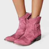 Adelina – Botine western cu toc mic