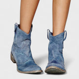 Adelina – Botine western cu toc mic