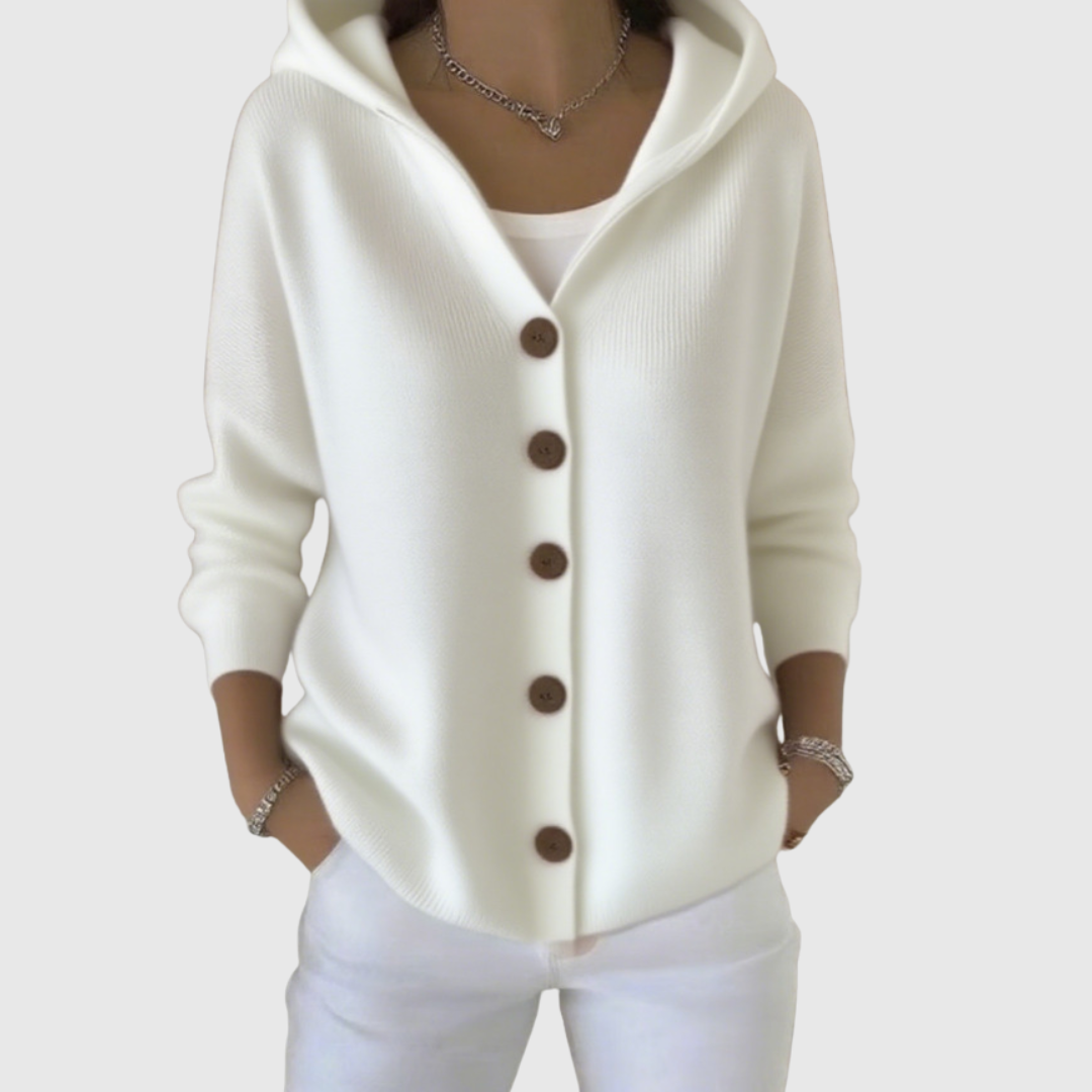 Angelica – Cardigan tricotat cu glugă