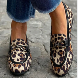 Eva – Mocasini leopard cu cataramă