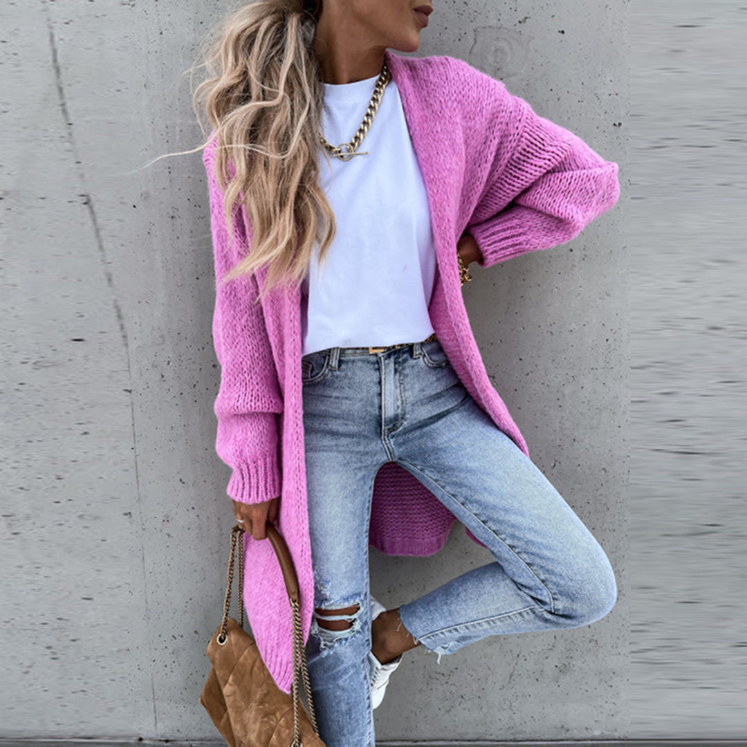 Oana – Cardigan lung tricotat lejer