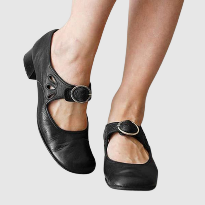 Ligia – Pantofi Mary Jane din piele