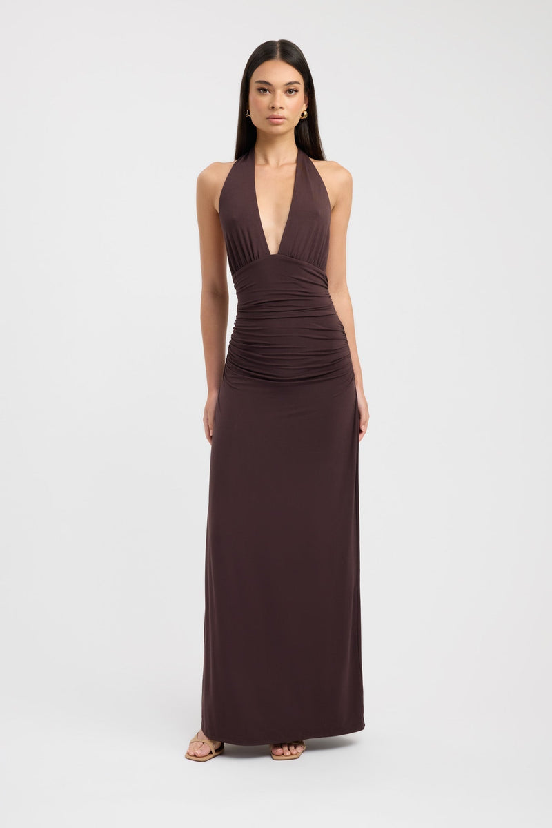 Iasmina – Rochie maxi de seară cu halter