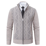 Decebal – Cardigan cu model în zigzag