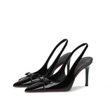 Mara – Pantofi slingback cu fundiță