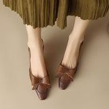 Stana – Pantofi brogue cu fundă