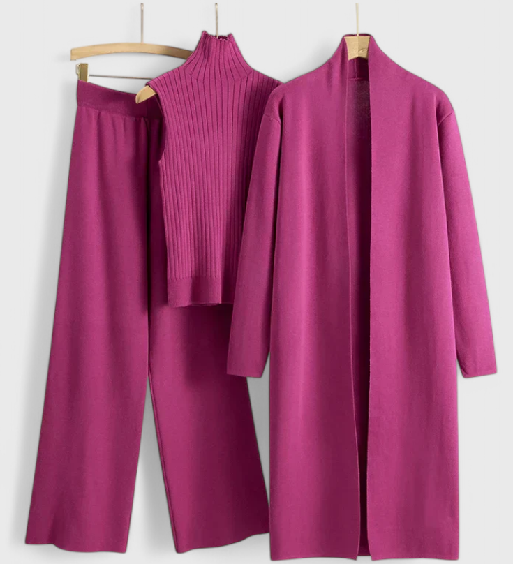 Liana – Set cu cardigan lung