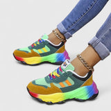 Teona – Sneakers cu talpă multicoloră