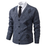 Alexandru – Cardigan cu nasturi și romburi