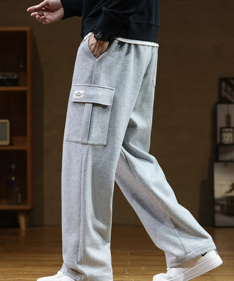 Matei – Pantaloni cargo din polar