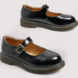 Vasilica-Ioana – Pantofi Mary Jane retro cu cataramă
